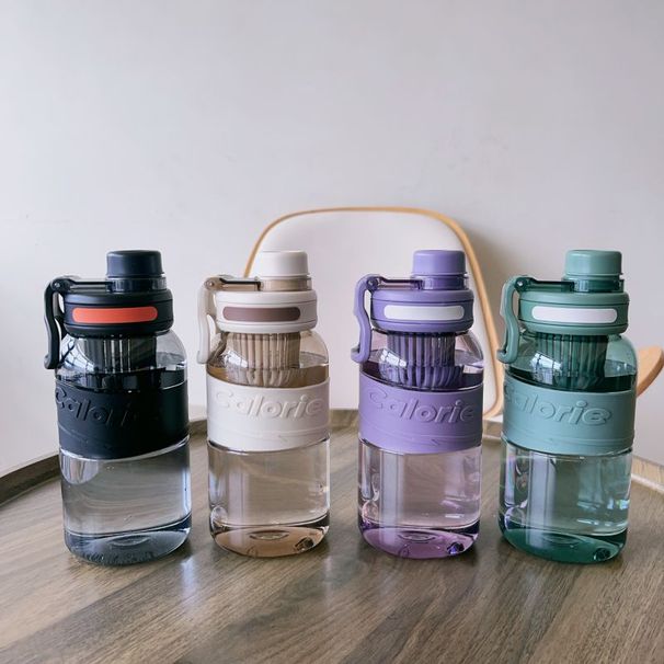 Summer Large Capacity High Temperature Resistant Anti-drop Unisex Student Outdoor Sports Fitness Plastic Cup With Tea_desvips.com