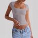 Diyun Yoga Wear Sports Stretch Slim Fit T-Shirt Women's Clothing 2025 Summer_desvips.com