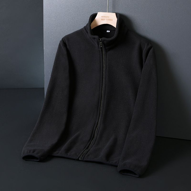 Manufacturer Wholesale Jacket For Men Loose Fit Spring And Autumn Fleece Coat Plus Size 150kg Fat Man Sweatshirt_desvips.com