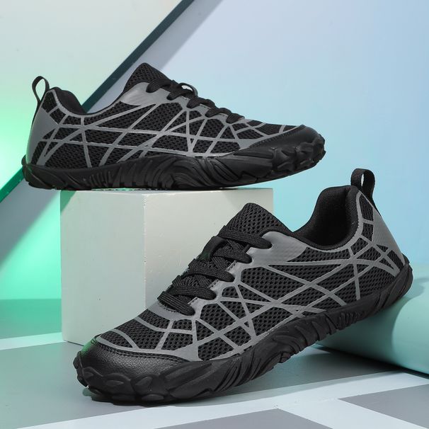 Men's Low-Cut Breathable Hiking Shoes With Anti-Slip Rubber Sole For Walking Camping Cycling Outdoor Sports Lightweight Comfortable Sneakers_desvips.com