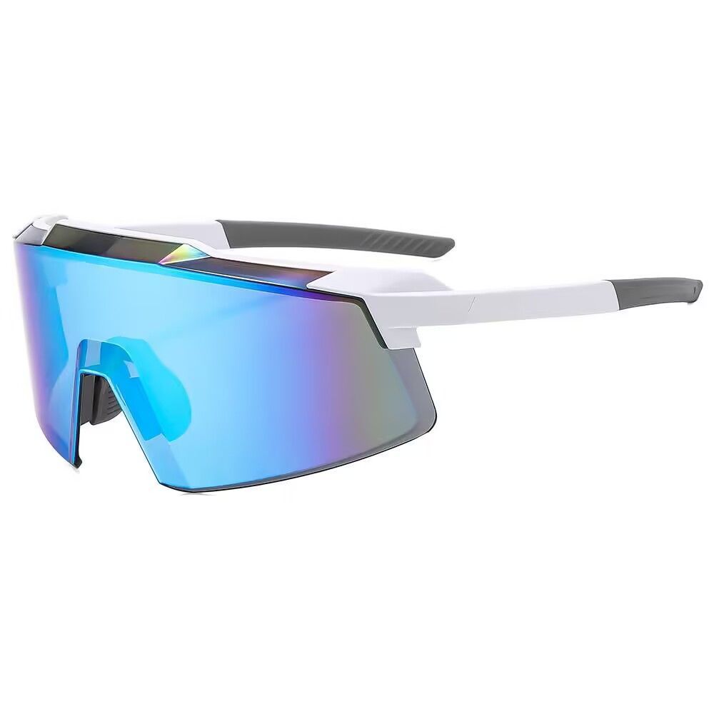 Cyberpunk One-piece Large Frame Colorful Cycling Hiking Women Y2K Outdoor Sports Stylish Sunglasses For Men_desvips.com
