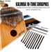 Newest Mini Kalimba 8 Keys Thumb Piano Great Sound Finger Keyboard Musical Instrument Wooden/Acrylic_desvips.com
