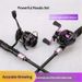 2024 New Purple Carbon Lure Plug-in Universal Gun Straight Handle Throwing Fishing Rod_desvips.com