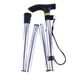 Aluminum Alloy Climbing Telescopic Folding 6 Colors Hiking Non-slip Cane Reinforced Adjustable 5-section Elderly Walking_desvips.com