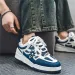 New Hot Free Shipping Casual For Mens Black Green Blue Fashionable And Versatile Outdoor Sneakers Sport Shoes_desvips.com