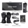 Outdoor Winter Electric Glove Finger Tip Heating Waterproof Insulated Long Battery Heated Gloves_desvips.com