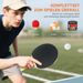 Tischtennisschläger Tischtennis Set Mit Four Tischtennisschlägern, Eight Tischtennisbällen Tragetasche Für Drinnen & Draußen_desvips.com