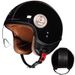 New 3C certified retro helmet with endoscope for all seasons, unisex, three quarter motorcycle and electric vehicle riding helmet_desvips.com