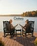 Ciokea Oversized Outdoor Rocking Chair With 380lbs Heavy-Duty Capacity, Weather Resistant And Anti-Fade Porch Chair, High Back Cozy Rocking Chair For_desvips.com