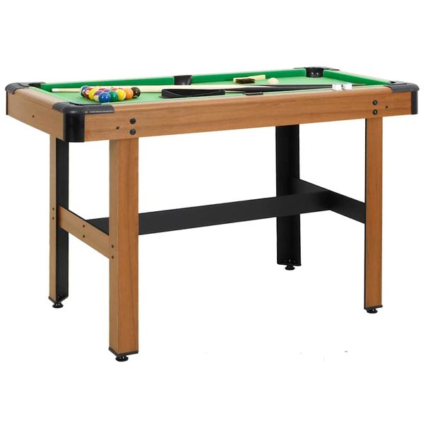4-Foot Pool Table - MDF Construction, PVC Veneer Finish, Complete With Accessories, Suitable For Game Rooms And Offices_desvips.com