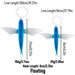 Flying Fish Rig Soft Plastic Lure Swimbait Glide Bait Trolling PVC Fork Tail For Saltwater Long Casting Mahi-Mahi Tuna Wahoo_desvips.com