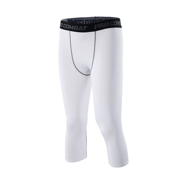 Sports & Outdoor Men's Compression Tights For Sports & Training - High Elasticity 7/8 Length Gym Pants For Running, Football, Basketball & Workouts_desvips.com