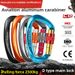 Outdoor Master Lock 7075 Aviation Aluminum Carabiner D-shaped Buckle Equipment 25KN Climbing Quickdraw_desvips.com