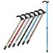 1PC 75-90cm Aluminum Alloy Adjustable Walking Stick 2 Section Stable Anti-Skid Crutch Old Man Hiking Cane Height_desvips.com