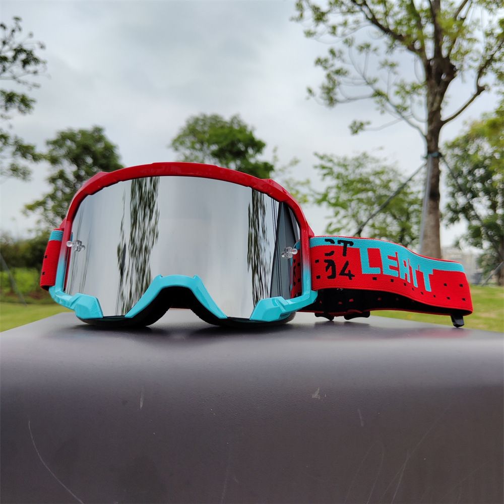 Windproof Cycling Goggles Large Frame Colorful Integrated Glasses For Outdoor Sports_desvips.com