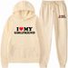 Sweatshirt I LOVE MY GIRLFRIEND Casual Loose Suit_desvips.com