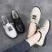 Sports Casual Mom Large Size Single Shoes Leather Soft Soled Sneakers For Women 456_desvips.com