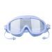 Large frame swimming goggles anti-fog ear plugs silicone swimming goggles swimming glasses_desvips.com