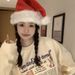 Christmas Decoration Hat Plush Little Red Book Internet Celebrity Same Style Photo Prop Selfie Atmosphere Party Costume_desvips.com