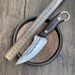 1PC Handmade Forged Knife With Sheath, High Carbon Stainless Steel Kitchen Chef Knife, Suitable For Multifunctional_desvips.com
