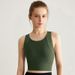 High-Impact Yoga Tank Top: Integrated Cup Shockproof Sports Bra With Removable Pads – Beautiful Back Design For Gym & Fitness_desvips.com