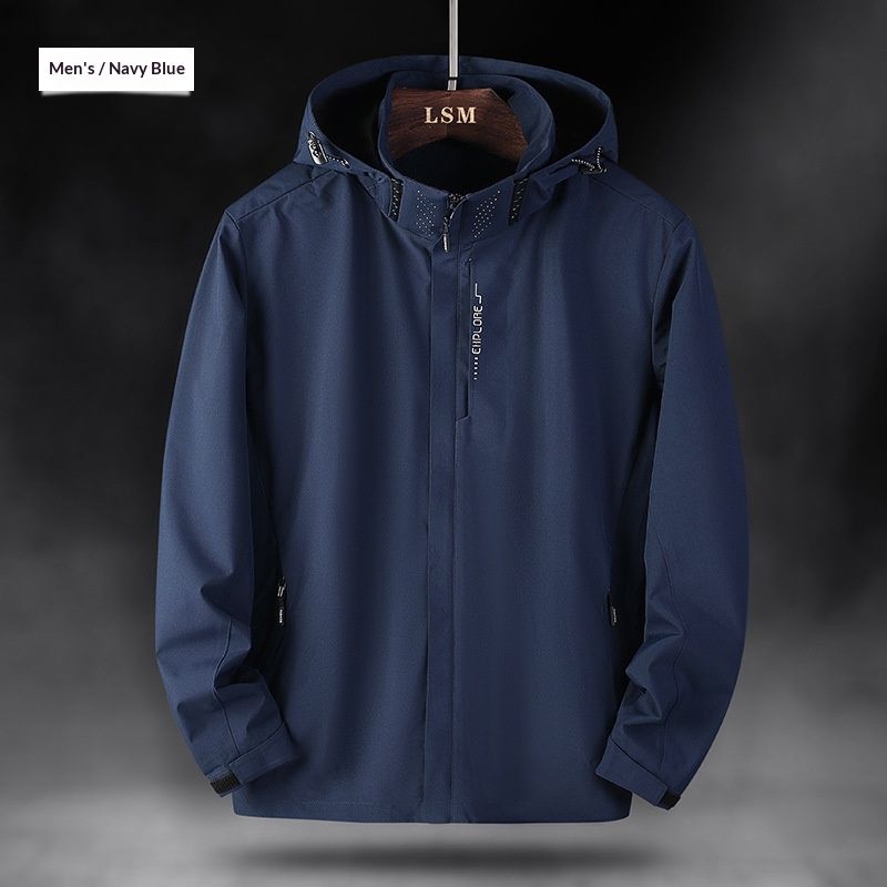 New Releases In December Spring And Autumn New Thin Single Layer Outdoor Men's Windproof Waterproof Four Seasons Hiking Jacket_desvips.com
