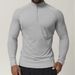 KOOSSOASIS Men's Sports Zipper Quick-Drying Long-Sleeve T-Shirt For Running, Fitness, Home, Commuting, And Casual Wear 1041_desvips.com