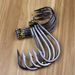 Barbed Tuna Deep Sea Boat Fishing Stainless Steel Corrosion Resistant Iron Plate Hooks 5 Pieces/Pack_desvips.com