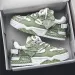Casual Breathable Black White Green Lace-up Jogging Tennis Gym Mesh Walking Shoes_desvips.com