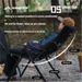 Shanqu Shinetraip05 Series Foldable Four Level Adjustable Camping With Multi-point Support Outdoor Chair_desvips.com