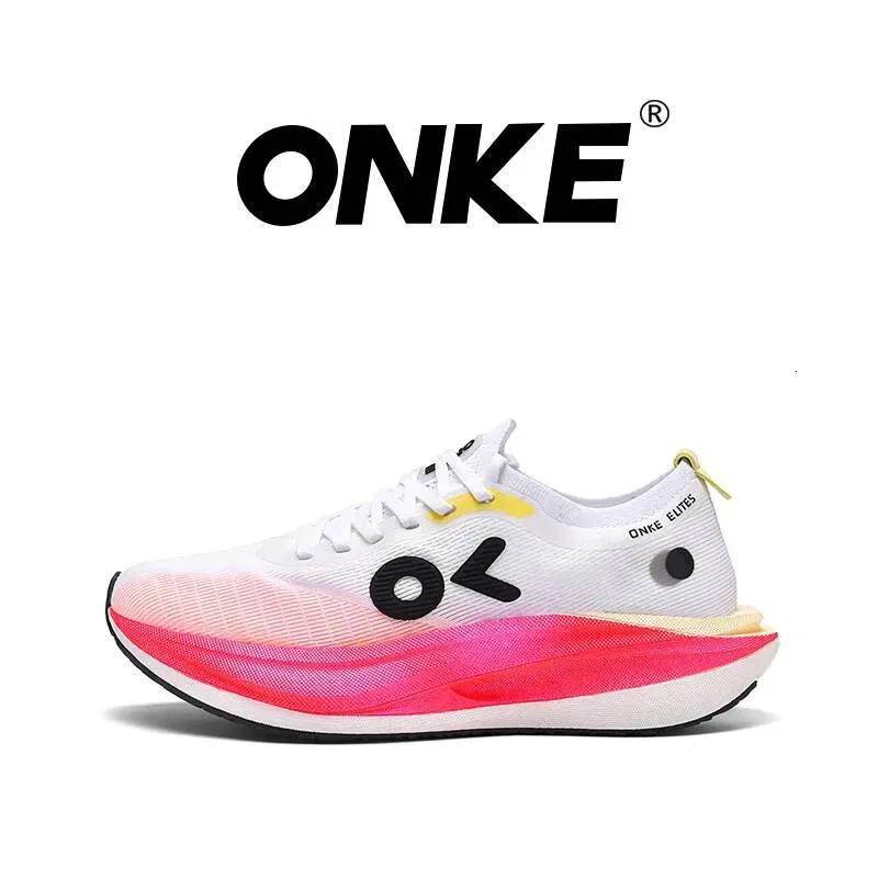 ONKE Women's Autumn Lightweight Breathabe Carbon Pate Running Men's Non-Sip Wear-Resistant Cushioning Coupe Sports Shoes_desvips.com