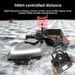 500m GPS New Product Remote Control Boat Intelligent 40-Point Positioning Multi-Compartment Fishing Drag Hook High-Speed_desvips.com