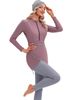 Muslim Swimwear Muslim Swimsuit Women's Conservative Swimsuit Zipper Style + Chest Pad_desvips.com