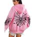 Spider Web Print Kangaroo Pocket Hoodie, Casual Long Sleeve Drawstring Hoodie Spring Autumn Sports_desvips.com