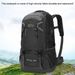 60L Backpack Outdoor Large Capacity Waterproof Rucksack Climbing Pack Zippered Portable Lightweight Bag_desvips.com