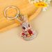 Cross-border Easter 2D Flat Acrylic Multi-diamond Bunny Decorative Pendant For Car Rearview Mirror And Backpack_desvips.com