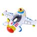 Kids Inflatable Boat Steering Wheel Large Thickened Swim Ring With Air Horn For Toddlers Fun Pool Float Toy For Baby Water Play_desvips.com