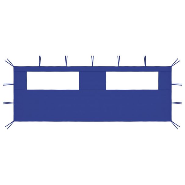 Fabric Gazebo Side Panel With PVC Windows For Mosquito Protection And Easy Assembly_desvips.com