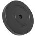 Home Gym Weight Plates - 30 Kg Total Weight - Black Cement With Plastic Coating - Suitable For Barbell Diameter 2.5 Cm_desvips.com