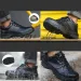 Waterproof Safety Mens Steel Toe Work Boots Shock-absorbing Perforated Leather Protective Shoes 240918_desvips.com