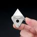 Titanium Alloy Triangular Mini Folding Sharp Pocket Knife, Portable Keychain Knife For Opening Packages And Boxes_desvips.com