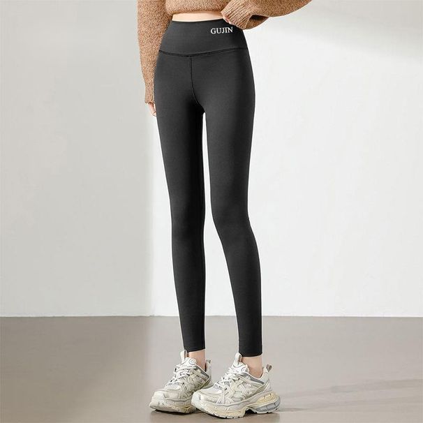 Thickened Thermal Tights With Fleece Lining For Autumn/Winter - Shark Style Tights For Slimming, Body Shaping, High Waist, Belly Flattening,and Warmth_desvips.com