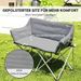 Faltstuhl Faltbar Campingstuhl Mit Armlehnen Seitentasche Outdoor Belastbar Leicht Gepolstert Angelstuhl Gartenstuhl F Ür Garten Camping Strand_desvips.com