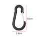 Multi Colored Aluminum Alloy Steel Wire No.5 Outdoor Gourd Shaped Hiking Backpack Kettle Hanging Flattened Spring Buckle_desvips.com