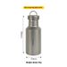 Pure Sandblasted Single Layer Large Capacity Titanium Alloy Cycling Bottle Outdoor Sports Camping Hiking Water Cup_desvips.com
