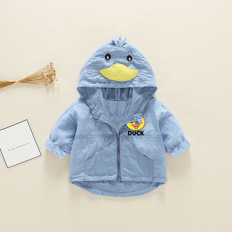 Sunscreen Thin Breathable Children's Sun Protection Clothing Boys Summer Outwear Girls Air Conditioning Shirt Baby Wind_desvips.com