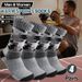 4Pairs Thick Gray Camouflage Men‘s Winter Autumn Elastic Wool Mid Tube Sports Soft Thermal Crew Outdoor Socks Hiking_desvips.com