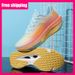 Couple Lightweight Anti Slip Marathon Training Jogging Mesh Breathable Lace Up Rebound Casual Sports Shoes_desvips.com