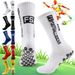 Men's Mid Calf Sports Socks Non Slip Silicone Thickened Wear Resistant Sweat Absorbing Running Basketball Socks_desvips.com