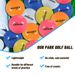 Kaiersn Colorful Park Golf - 6cm/2.36in Durable Practice Balls For Outdoor Training, Kids & Adults Multicolor Options_desvips.com